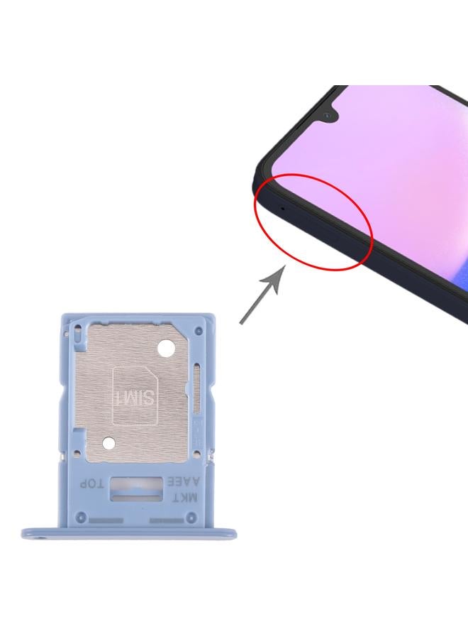 For Samsung Galaxy A15 4G SM-A155F Original SIM Card Tray + SIM / Micro SD Card Tray (Blue) - Image 4